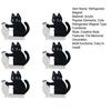 3/4/5/6Pcs Cat Whiskers Holder Refrigerator Magnet Cats Hair Miniature Vase Collector Container Pet Memorial Keepsake Decoration