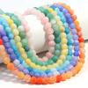 Natural Weathered Agate Stone Beads 6/8/10mm Color Loose Beads Spaced Beads for Jewelry Making Accessories DIY Bracelet Necklace