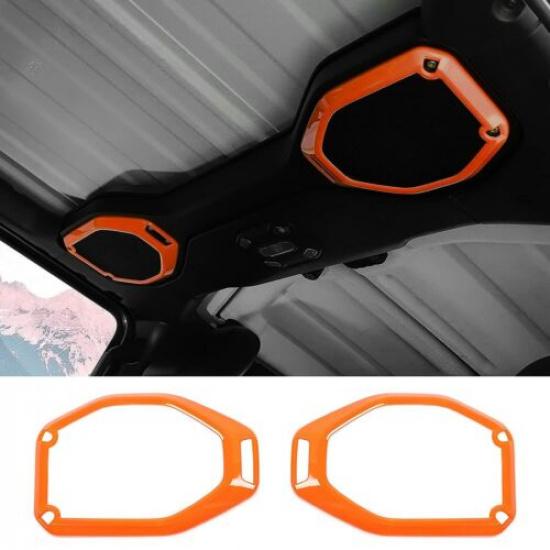 Car Top Roof A-Pillar Speaker Cover Trim For 18+ Jeep Wrangler JL Gladiator JT