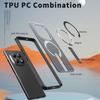 For Xiaomi Redmi Note 15 5G (Global) / Poco M8 5G Magnetic Case Kickstand Grid Texture TPU PC Phone Back Cover