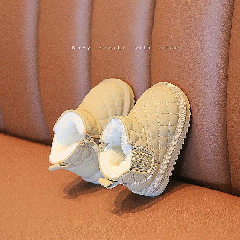 Infant Soft-Soled Plush Cotton Walking Shoes - Winter Snow Boots for Toddlers