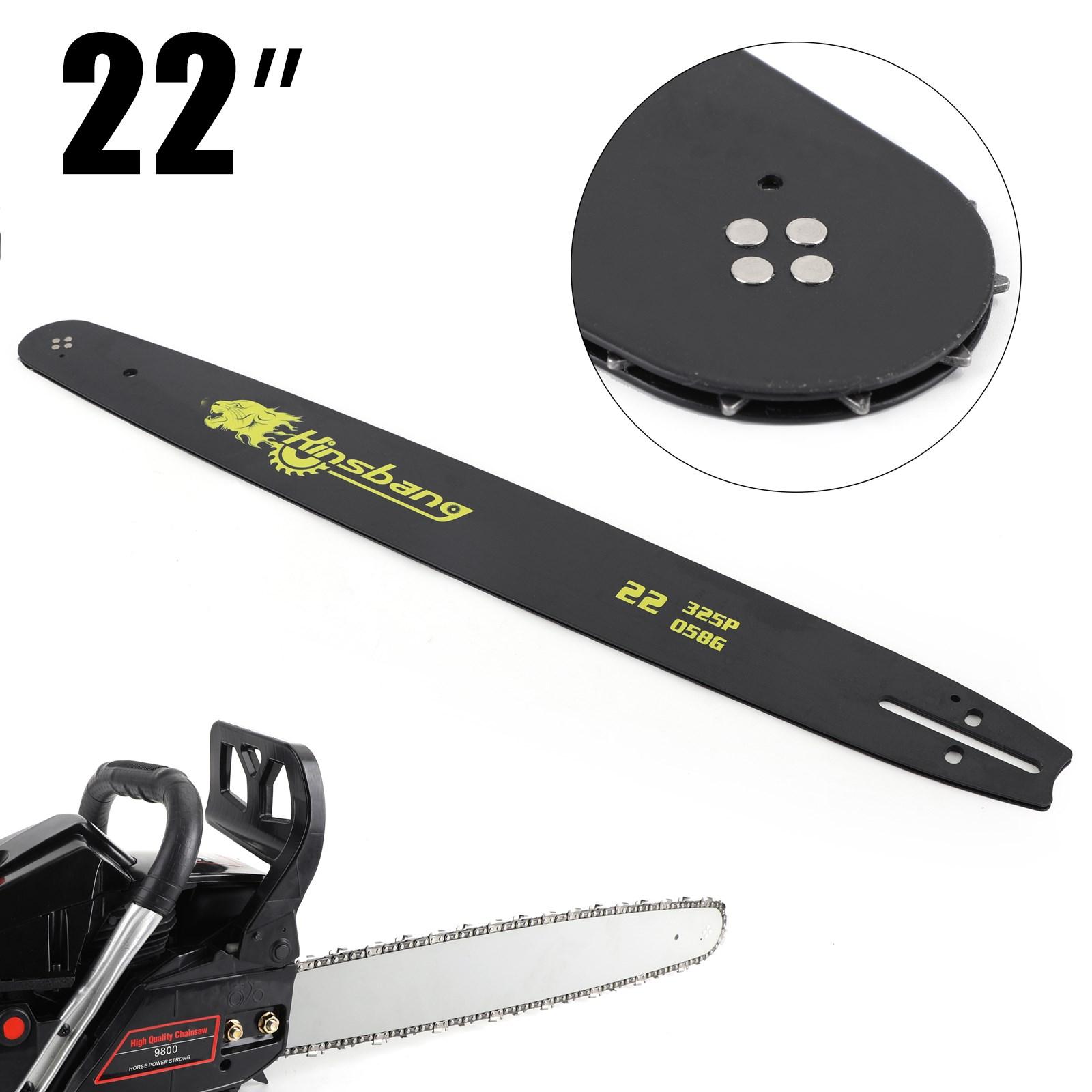 

22 CHAINSAW GUIDE BAR 0.325 0.058 Guage For 52CC 58CC CHAINSAW 5200 5800