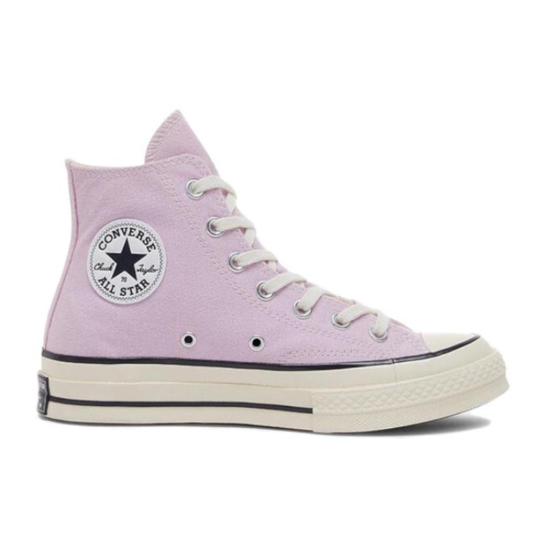 Converse Chuck 70 Lace-up Anti-Slip Shock Abrasion Resistant High-Top Board Shoes Unisex Pink Purple
