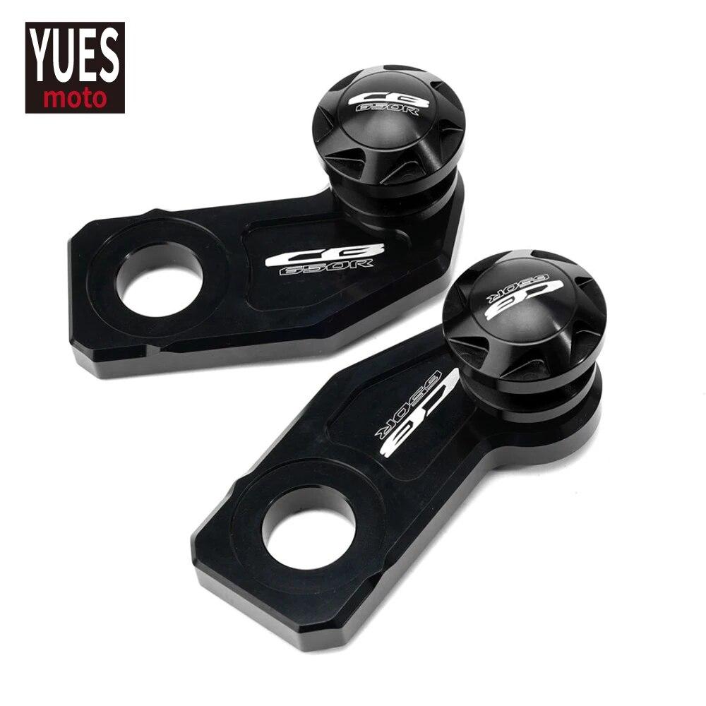 Motorcycle Accessories Chain Adjustment Block Frame Swingarm Spools Sliders For Honda CBR650R CB650R CBR 650R CB 650R