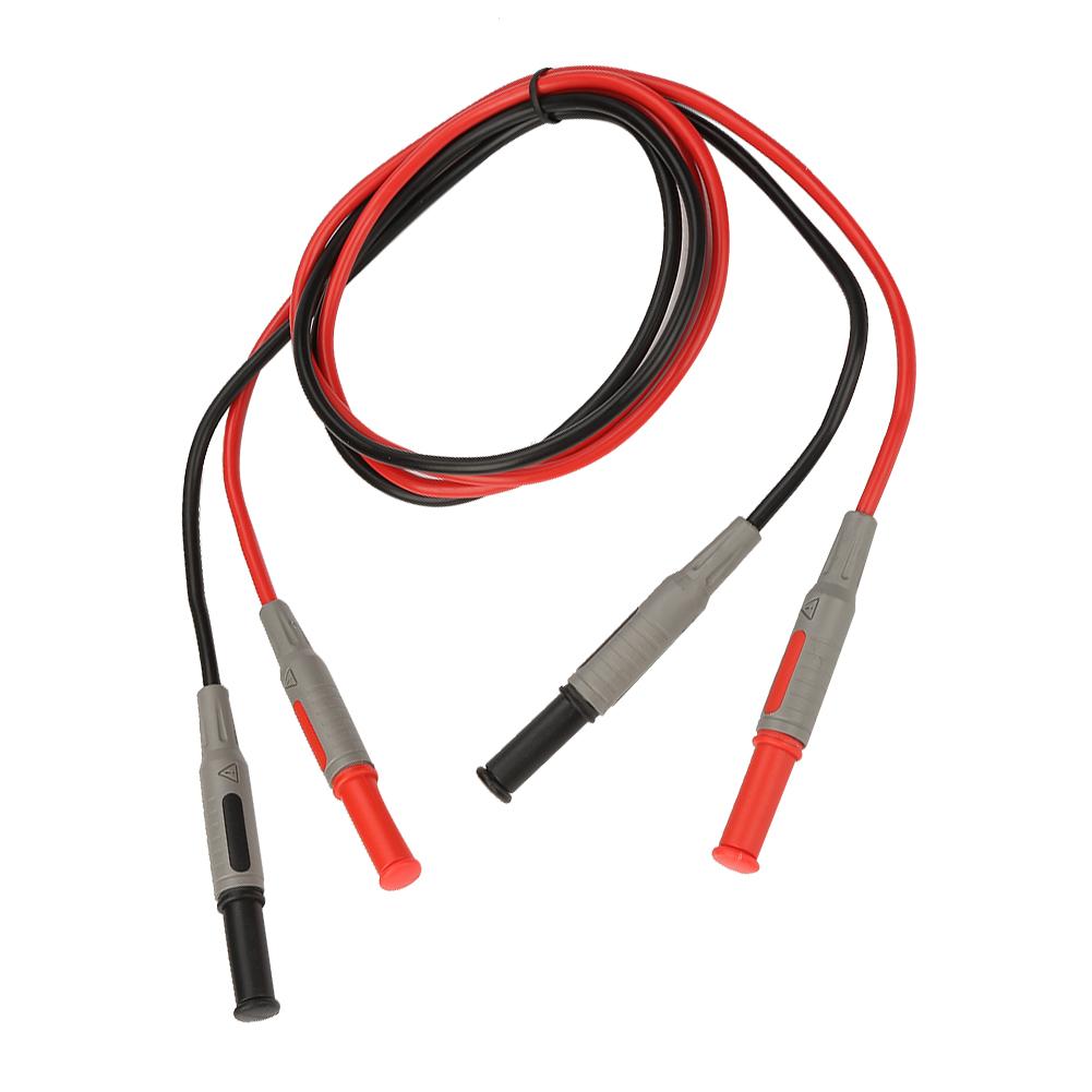 P1032 4mm Banana Plug Test Line Injection Molded Straight to Straight Multimeter Wire Cable