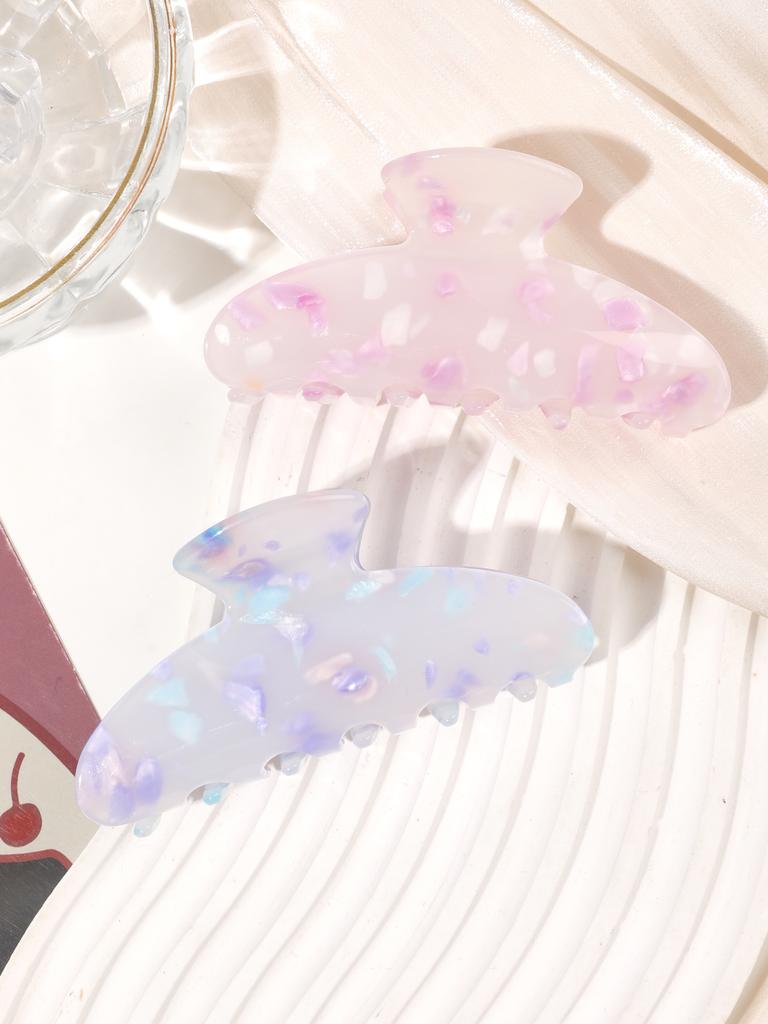 High Quality Acetate Arc Hair Claw,Medium Barrettes For Women Elegant Hairpin Shark Clip Glitter Hair Clips Headdress