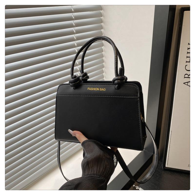 

Retro handbag bag ladies 2 summer new texture niche large capacity hand carry tote shoulder messenger bag чёрный