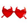 European Devil Horn Party Sunglasses - Fashionable Mirrors for Halloween & Birthdays