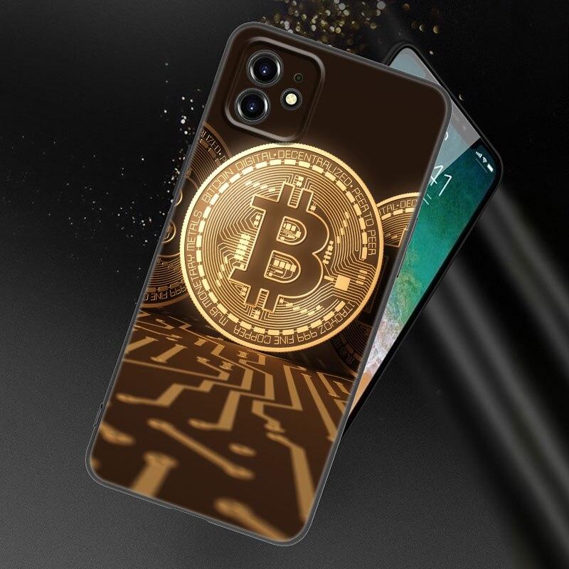 Money Dollars Gold Coin Phone Case For Apple iPhone 13 12 Mini 11 Pro XS Max XR X 8 7 6S 6 Plus SE 2022 2020 5S 5 Black Cover