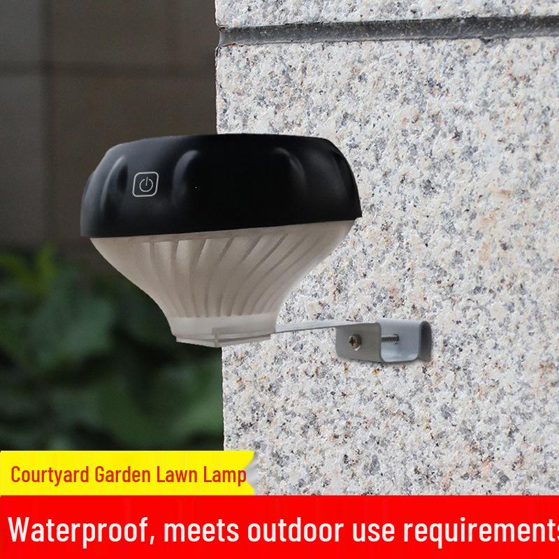 Solar-Powered RGB Waterproof Garden Lamp for Outdoor Use