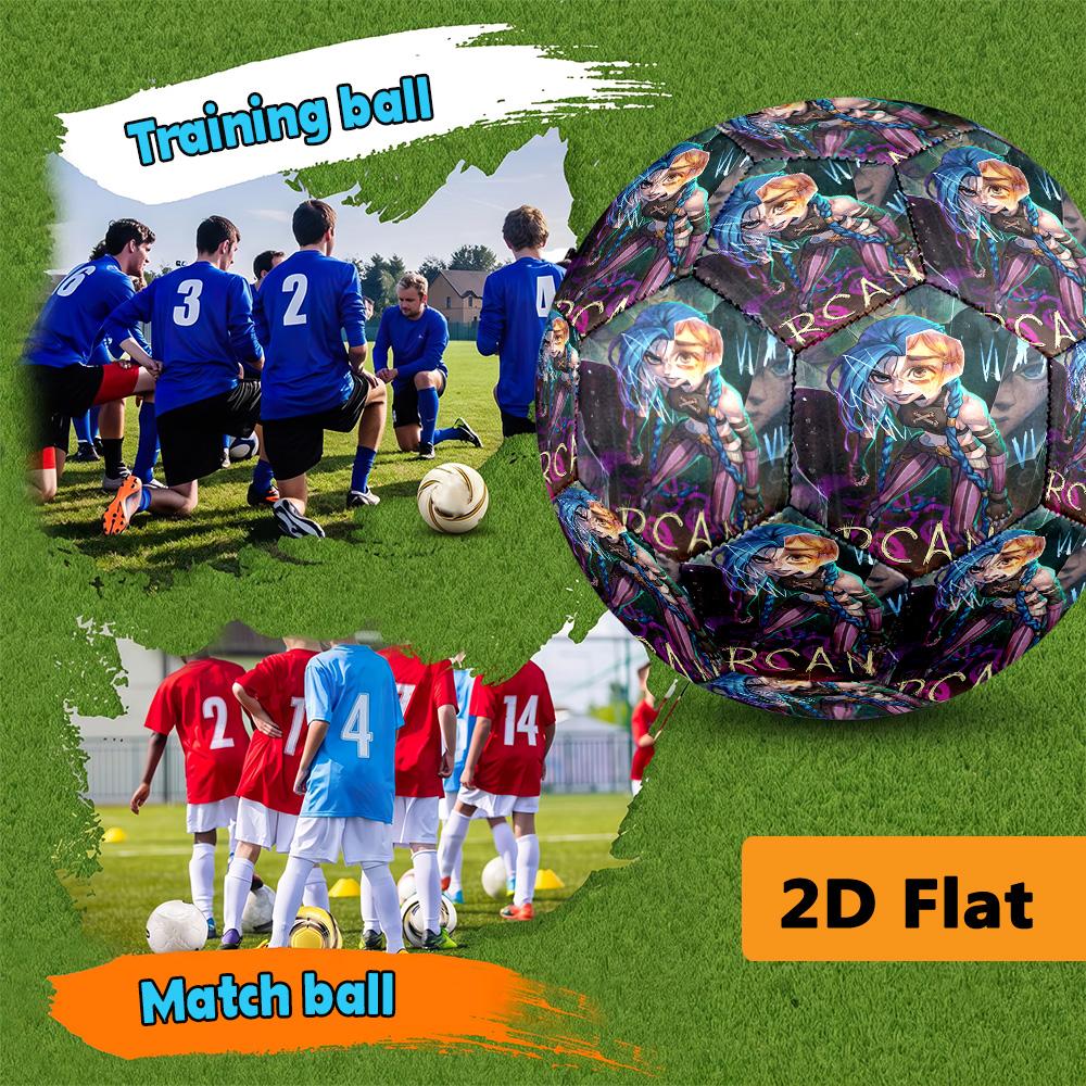 Vibrant Cyberpunk Warrior Football Suitable for Both Training and Competition Very Elastic