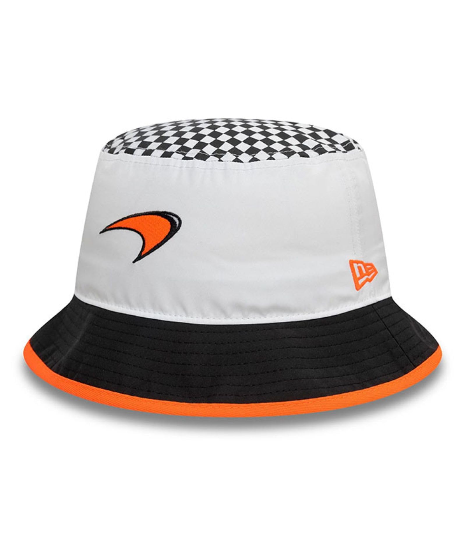 

[PUM S] McLaren F1 Team NewEra Checkered Tapered Bucket Hat 2025 / 14521515 (JP, Alphabet, L, White)