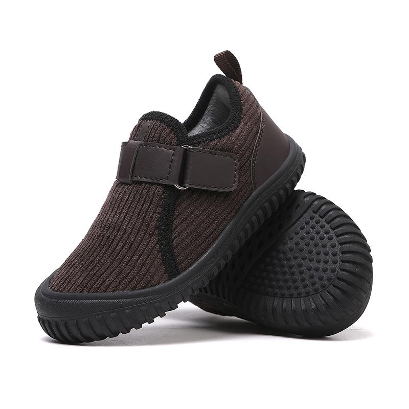 

Детские теплые зимние сапоги. Детская зимняя хлопчатобумажная обувь. Нескользящие теплые плюшевые сапоги на открытом воздухе. Теплая меховая обувь с высоким берцем. Водонепроницаемые теплые кроссовки. 28 хаки