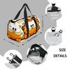 Garfield Cartoon Duffel Bag Large Capacity Travel Gym Bag with Multiple Pockets, Overnight Weekender Bag for Weekend Getaway