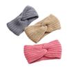 Winter Warmer Ear Knitted Headband Turban For Lady Women Elastic Wool Hairband Wide Stretch Headwear Headwrap Hair Accessories