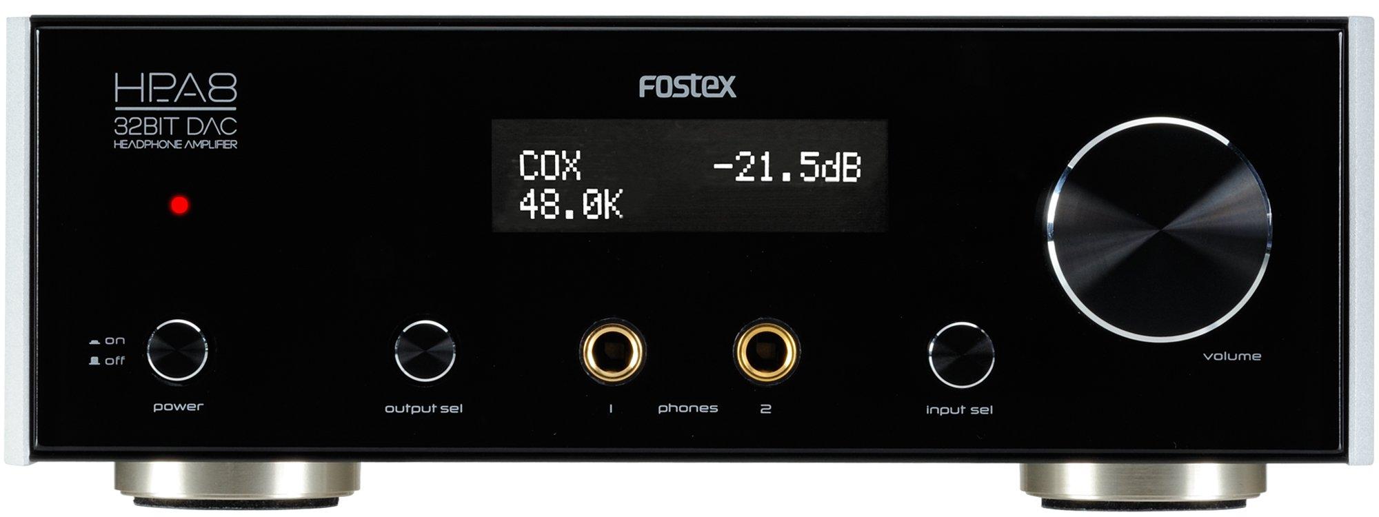 

FOSTEX Headphone Amplifier Built-in 32bit DA Converter High Resolution Compatible HP-A8