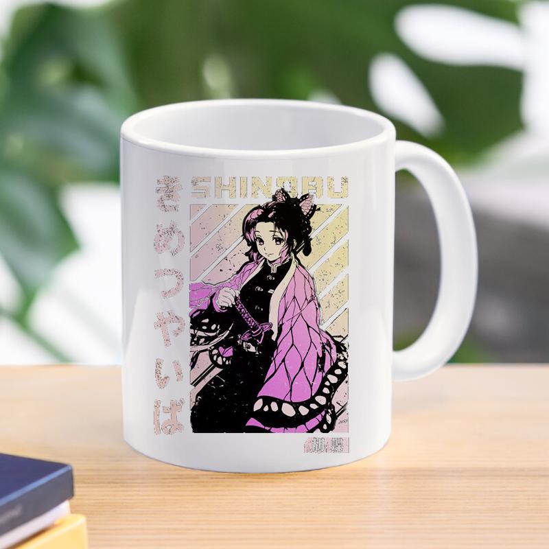 

Аніме Demon Slayer Чашки Kimetsu No Yaiba Kochou Shinobu Kamado Nezuko Мультфільм Чашки для кави 300 мл 9