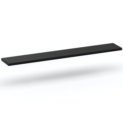 SCHWARZES HÄNGENDES BUCHREGAL 100 CM