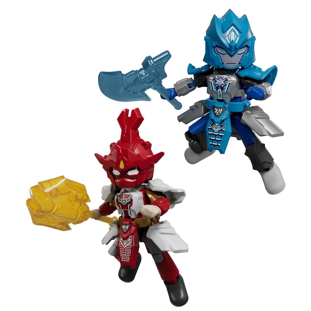 Blokees Figures Hero GTV03 [HERO INFINITY] 3rd Series: Rise of the Dragon - ABS Resin Trading Figures (Box of 9)