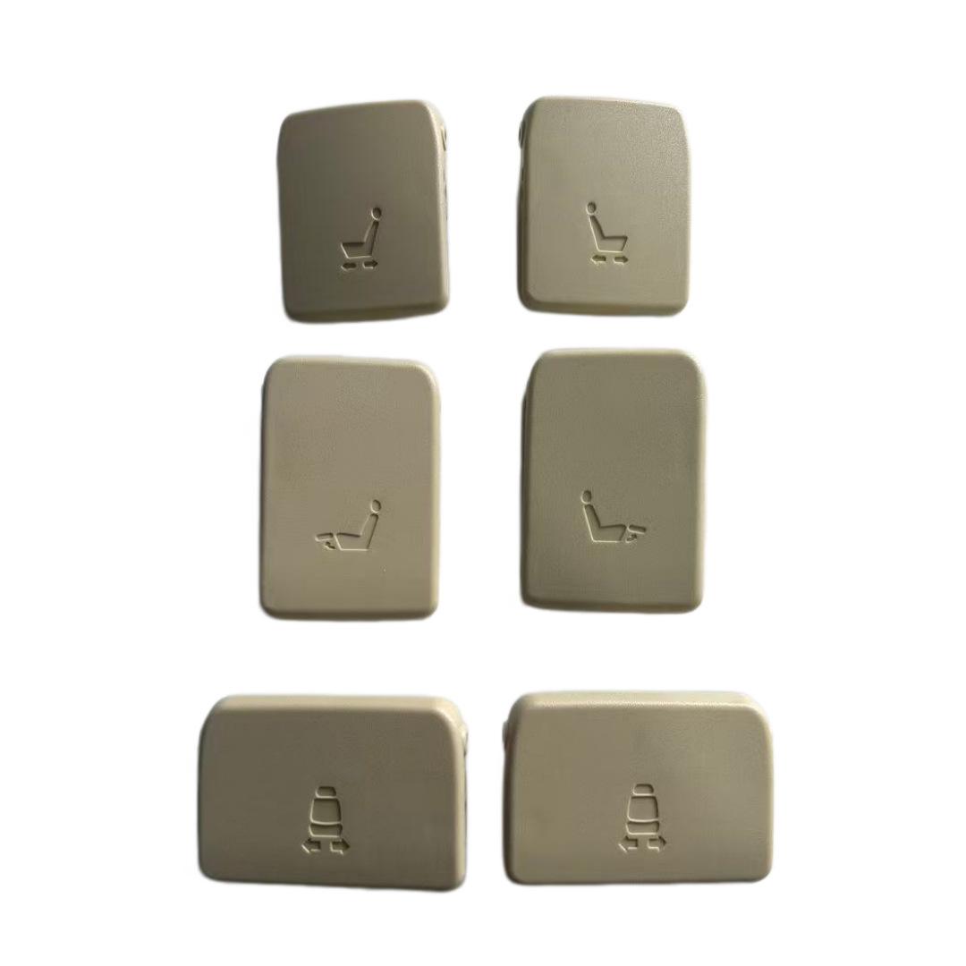 Seat Adjustment Lever for 2006+ Alphard/Previa Second Row - Part Number 71825-28010-E0 Beige Right 2 Adjustment Handle with Footrest