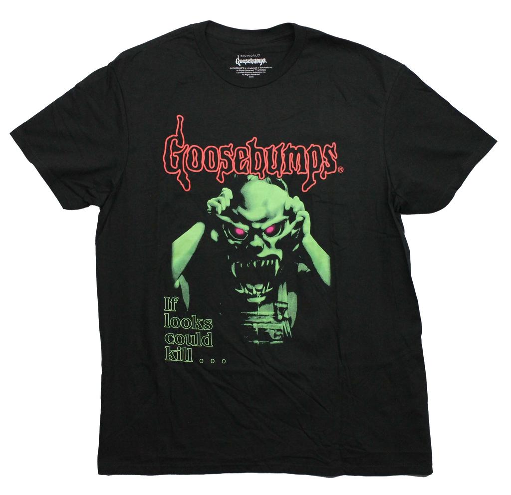 Goosebumps New Adult Tshirt If Looks Could Kill Monster Image