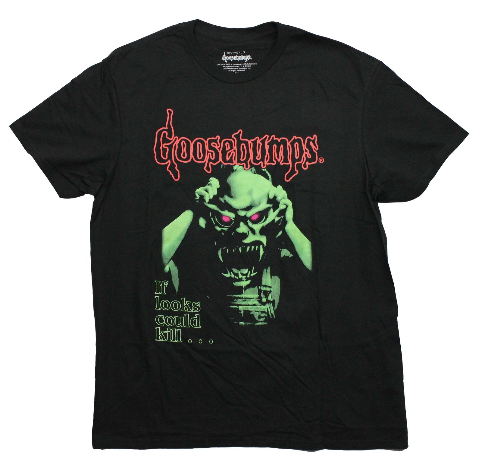 Goosebumps New Adult T-Shirt -If Looks Could Kill Monster Image XXXL