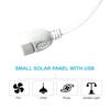 5V kleines Solarpanel mit USB DIY monokristalline Silizium-Solarzelle wasserdicht Camping tragbar