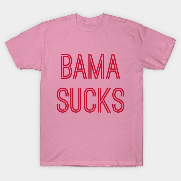 T Shirt Women Bama Sucks Red Text Harajuku Print Kawaii Tshirt Summer Short Sleeve Female T-Shirt Top Tee