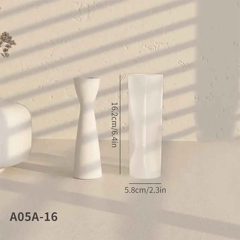 Resin Molds Candles Holders Silicone Candle Mold Diy Candles Plaster Base Ornament Candle Making Mould for Home Decoration