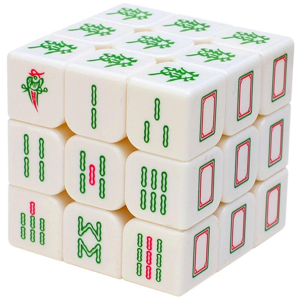 Creative Z CUBE from Three Original Classic Hungarian Cibe 3x3 Chinese Z-CUBE Magic White Hungrian Puzzle 3D Puzle Mahjong ZCUBE