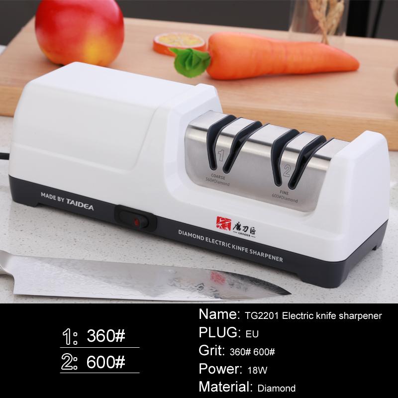 

TAIDEA TG2102 Professional Electric Knife Sharpener EU PLUG Grit 360/600# and Polishing Sharpening stone GrindStone Power18W knife sharpener