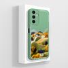 For Samsung Galaxy A15 A16 A14 M15 M16 F13 F15 Cover Case Cute Cartoon Astronaut Pattern Liquid Silicone Anti Drop Protective Shell For Samsung Casing
