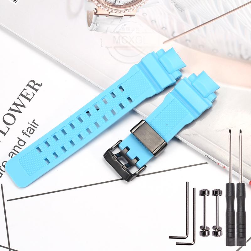 Resin Band Suitable For Casio G-shock GW-4000 GA-1000 GW-A1000 GW-A1100 G-1400 Color Rubber Waterproof Watch Chain Accessories