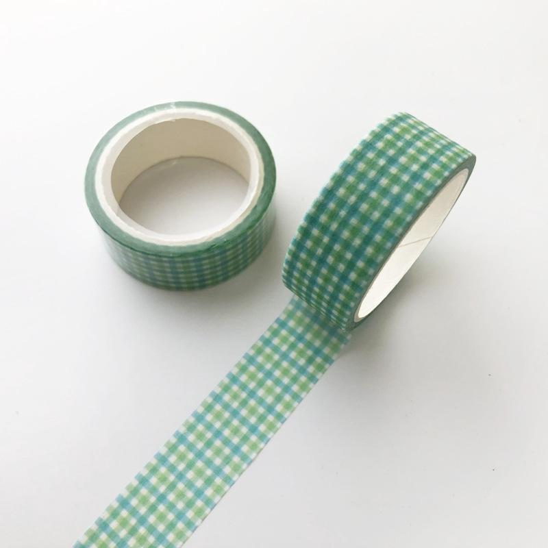 1 Roll Pack Green Plant Decorative Tape DIY Diary Tape Scrapbook Decoration Hand Account Collage Tape Student Stationery Gift Tape