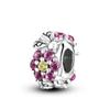 925 Copper Purple Series Beads Clip Flower Heart Star Charms Butterfly Grapes Dangle Fit Original Bangle Bracelet Zircon Gift