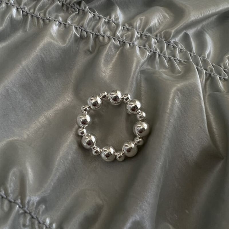 mosxe [925silver] Bong bong ring (handmade)