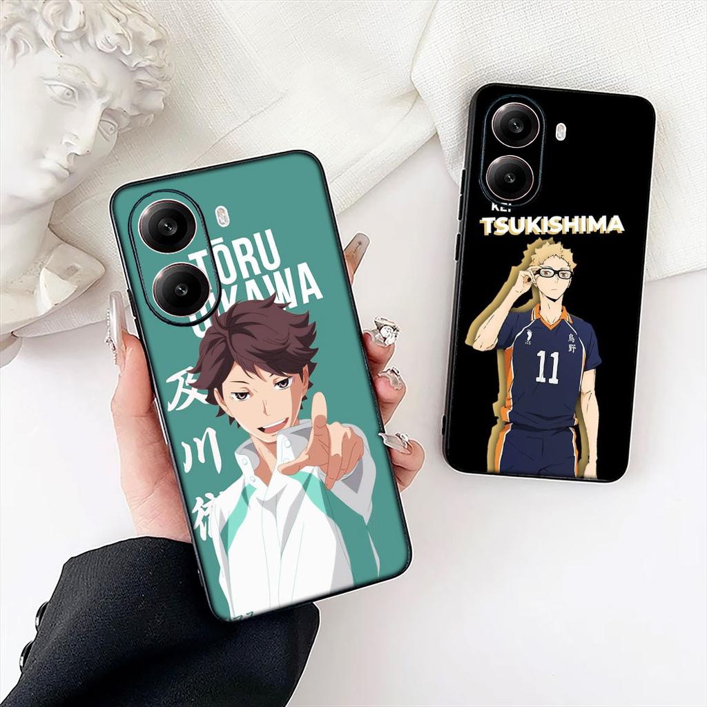 Haikyuu Shoyo Hinata Phone Case for Xiaomi Redmi 15C 15 A5 9A 9C NFC 9T Note 9 8 8T Protective Cover