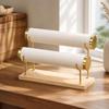Versatile Freestanding Jewelry Display Rack with Wooden Base Sturdy Bangle