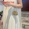 Acrylic Mini Box Bag With Chain Strap And Sequin Embellishments For Casual Travel