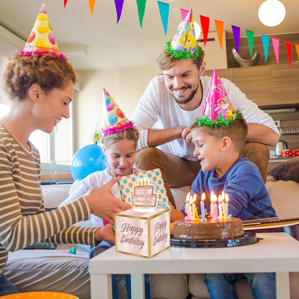 Diamond Birthday Theme Party Decoration Money Box Atmosphere Layout Props Birthday Party Box