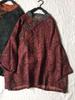 2026 Spring Floral Linen Retro Frog Button Short Jacket
