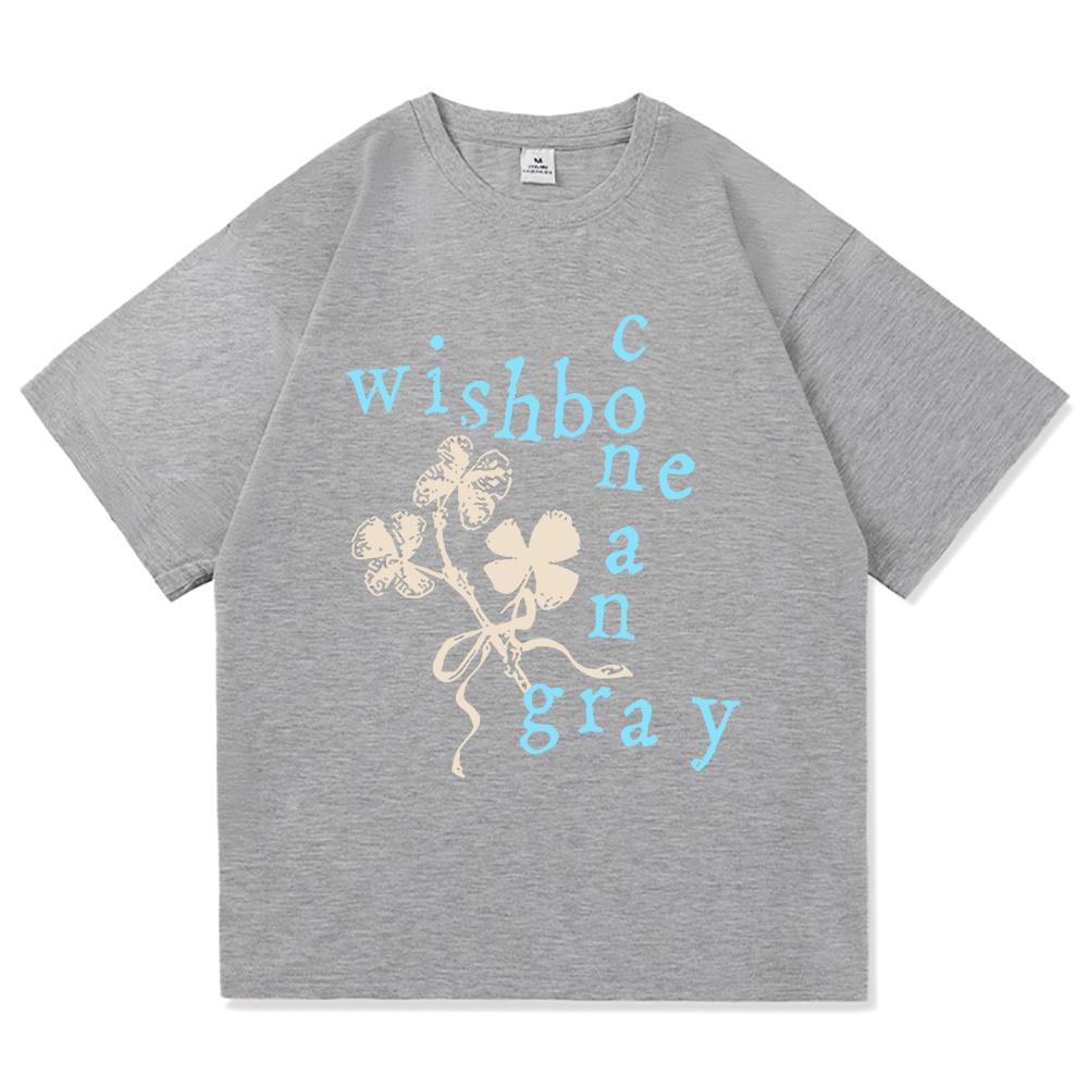 Lucky Charm Collage TShirt Wishbone Album Conan Gray Kid Krow 2025 Menwomen Clothing Harajuku High Quality Tops Cotton TShirts