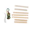 Kids Weaving Loom Easy Operation Hand Eye Coordination Durable Wood Weaving Loom Kit for Beginner