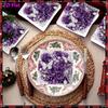 20pcs Disposable Napkins with Rose Pattern Print for Wedding,Parties,and Daily Use for Thanksgiving Fall Christmas Table Decoration