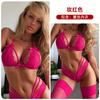 European and American Erotic Underwear Set Bow Lace Lace Sexy Women's Underwear Set