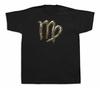 Virgo Zodiac Horoscope Star Signs T Shirt Astrology SYMBOL Universal Charm Tee