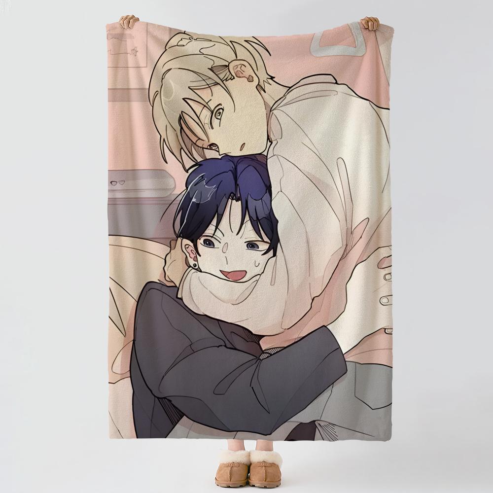 anime O-One Room TA-A Throw Thick Comfort Flannel Quilt, Multi-scene Use Indoor Outdoor Daily Nap