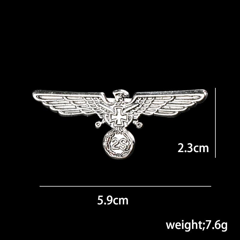 Vintage Personality Brooches: Trendy Metal Lapel Pins & British Fashion Medals