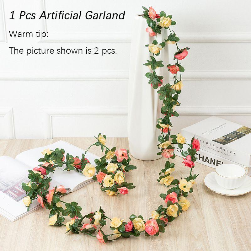 

Stunning 2.5m Artificial Flowers Spring Small Peony Ivy Leaf Vine For Elegant Home Decor закат