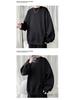 2025 Spring/Autumn Men's High-End Heavyweight Jacquard Hoodie - Versatile Round Neck, Loose Fit, Handsome Long Sleeve Top